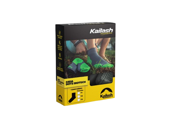 MEIA CANO MÉDIO DOTS BIOTECH UNISSEX - Kailash MEIA CANO MÉDIO DOTS BIOTECH UNISSEX - Kailash