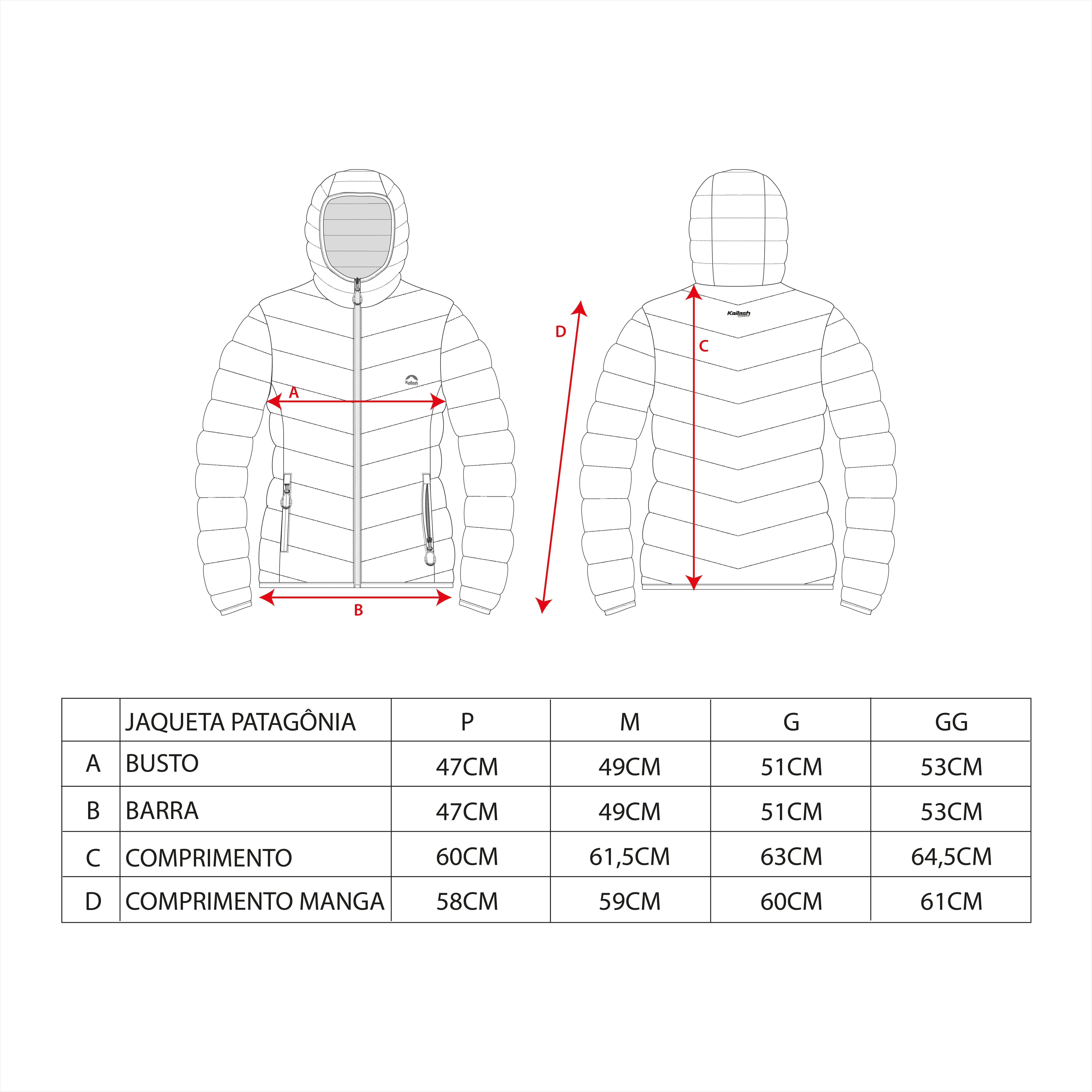 JAQUETA PUFFER DOUBLE PATAGÔNIA SINTÉTICA FEMININO - Kailash JAQUETA PUFFER DOUBLE PATAGÔNIA SINTÉTICA FEMININO - Kailash