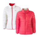 JAQUETA PUFFER DUPLA FACE PLUMA GANSO FEMININO