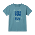 CAMISETA RUN FUN MANGA CURTA KIDS