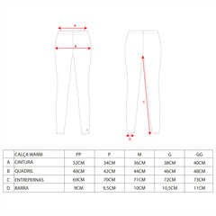 CALÇA SEGUNDA PELE WARM FEMININO - Kailash