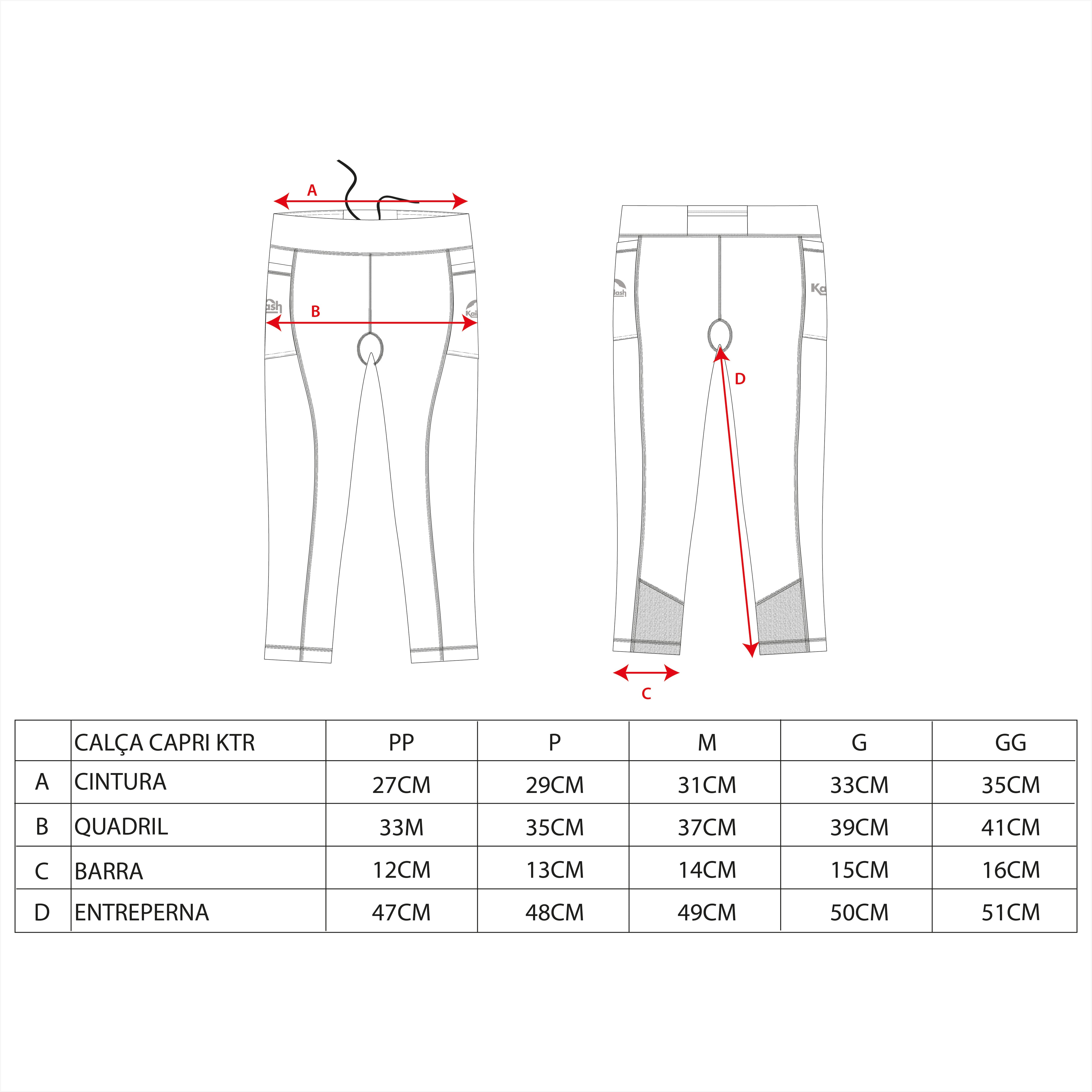 Calça Capri KTR WMN´S kailash Fem - Kailash