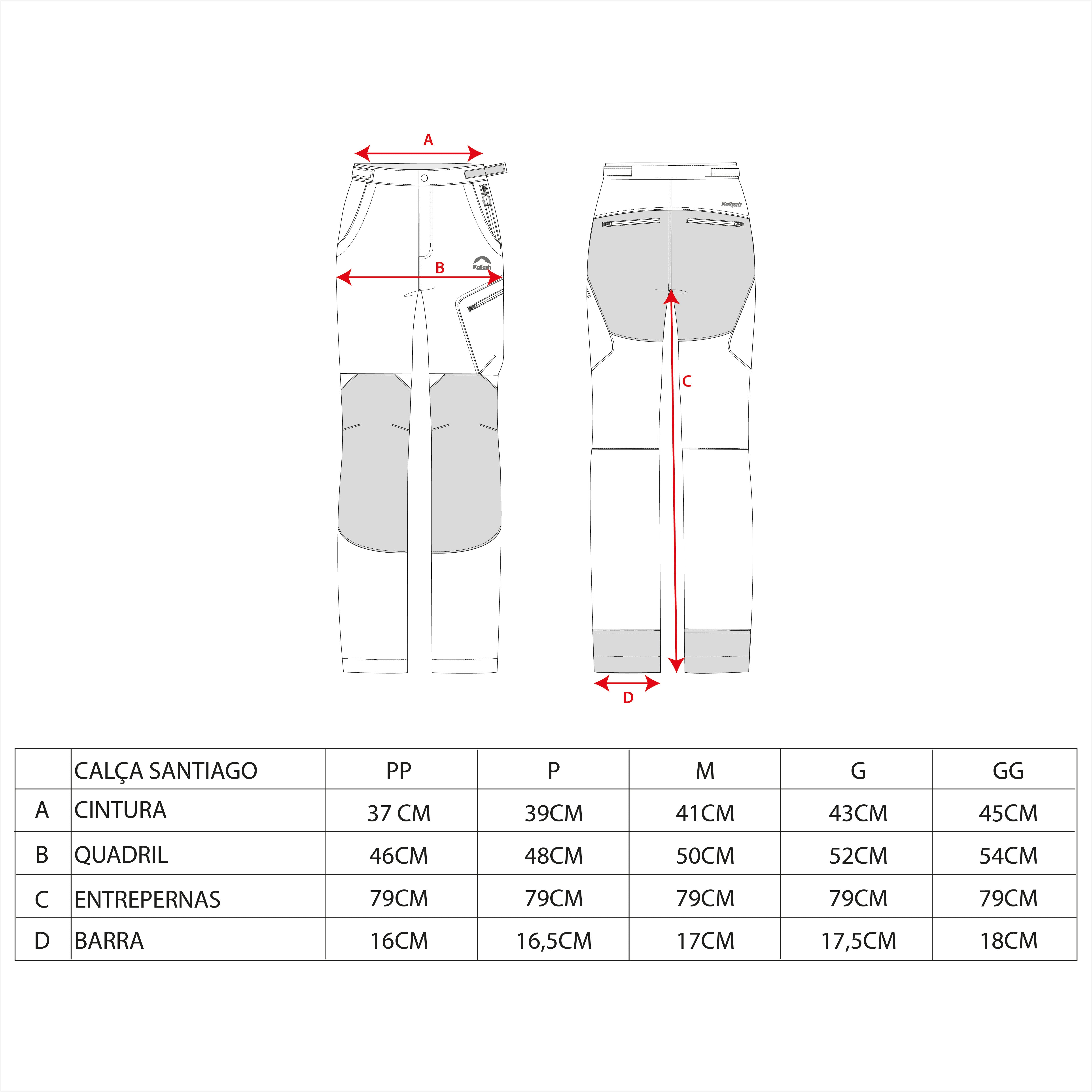 CALÇA SANTIAGO FEMININO - Kailash