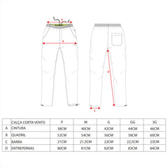 CALÇA CORTA-VENTO ELASTIC MASCULINO - Kailash