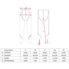 CALÇA RACE COMPRESSÃO UNISSEX - Kailash