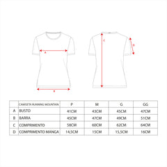 CAMISETA RUNNING MOUNTAIN FEMININO - Kailash