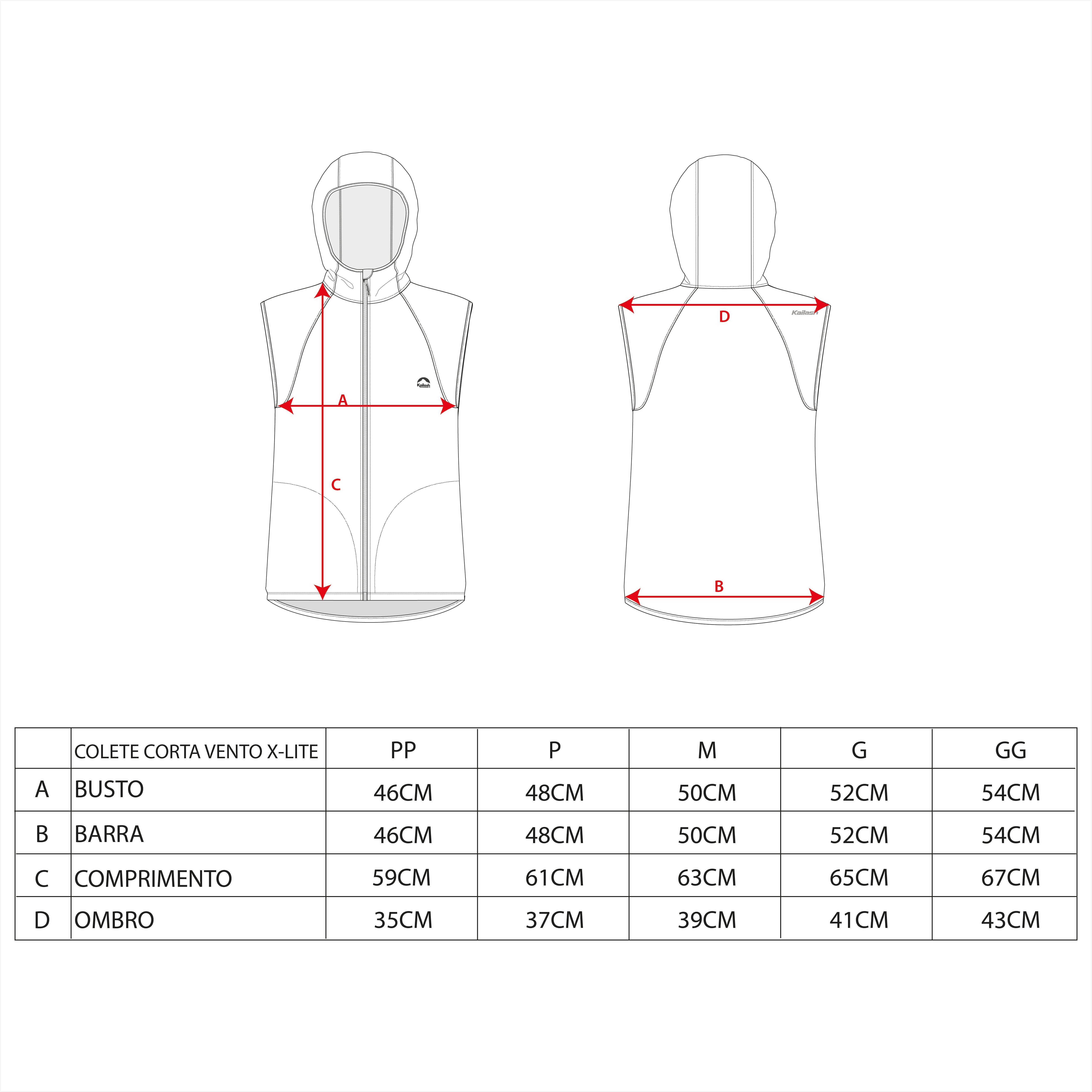 COLETE CORTA VENTO X-LITE WMN’S FEMININO - Kailash