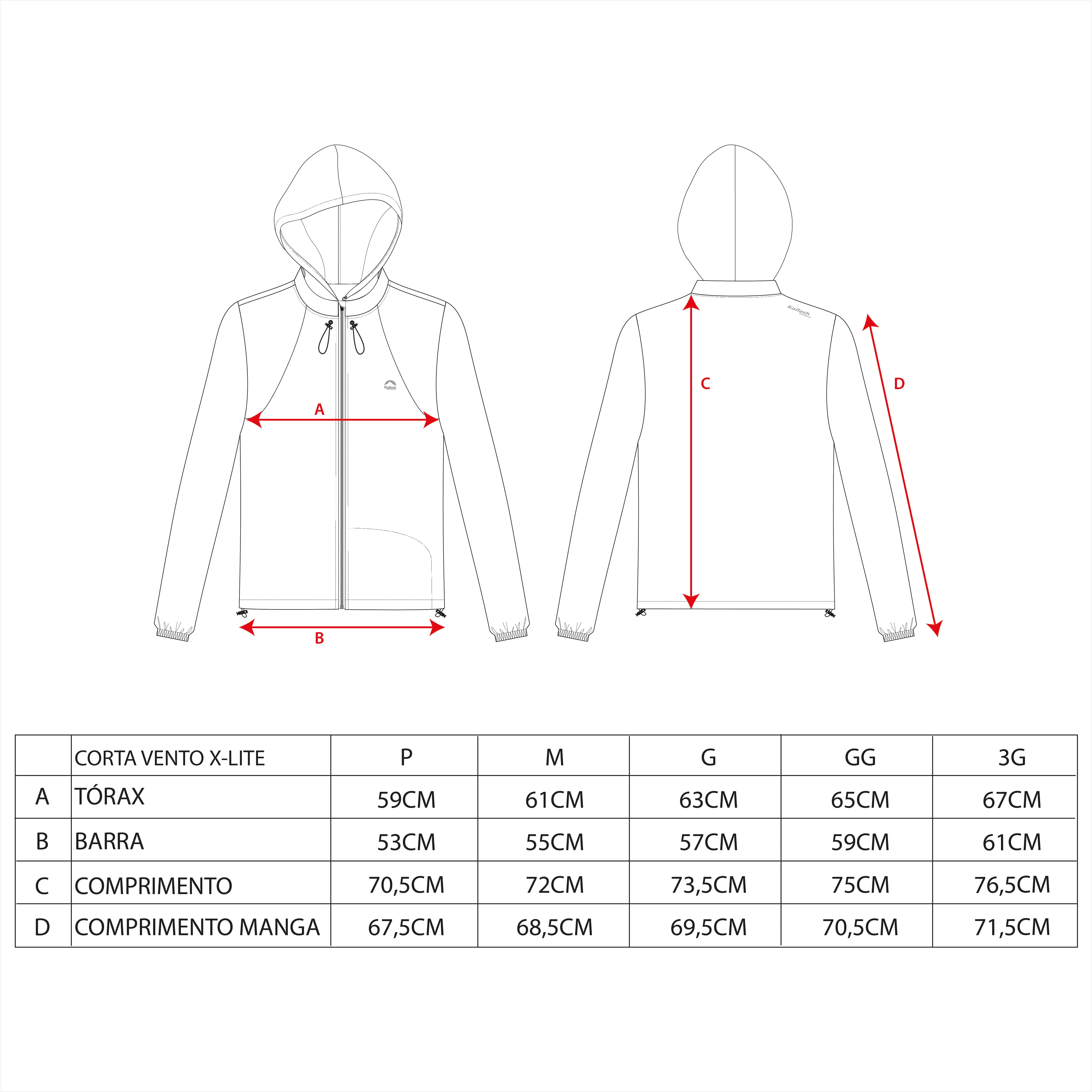 CORTA VENTO AEOLUS X-LITE MASCULINO - Kailash