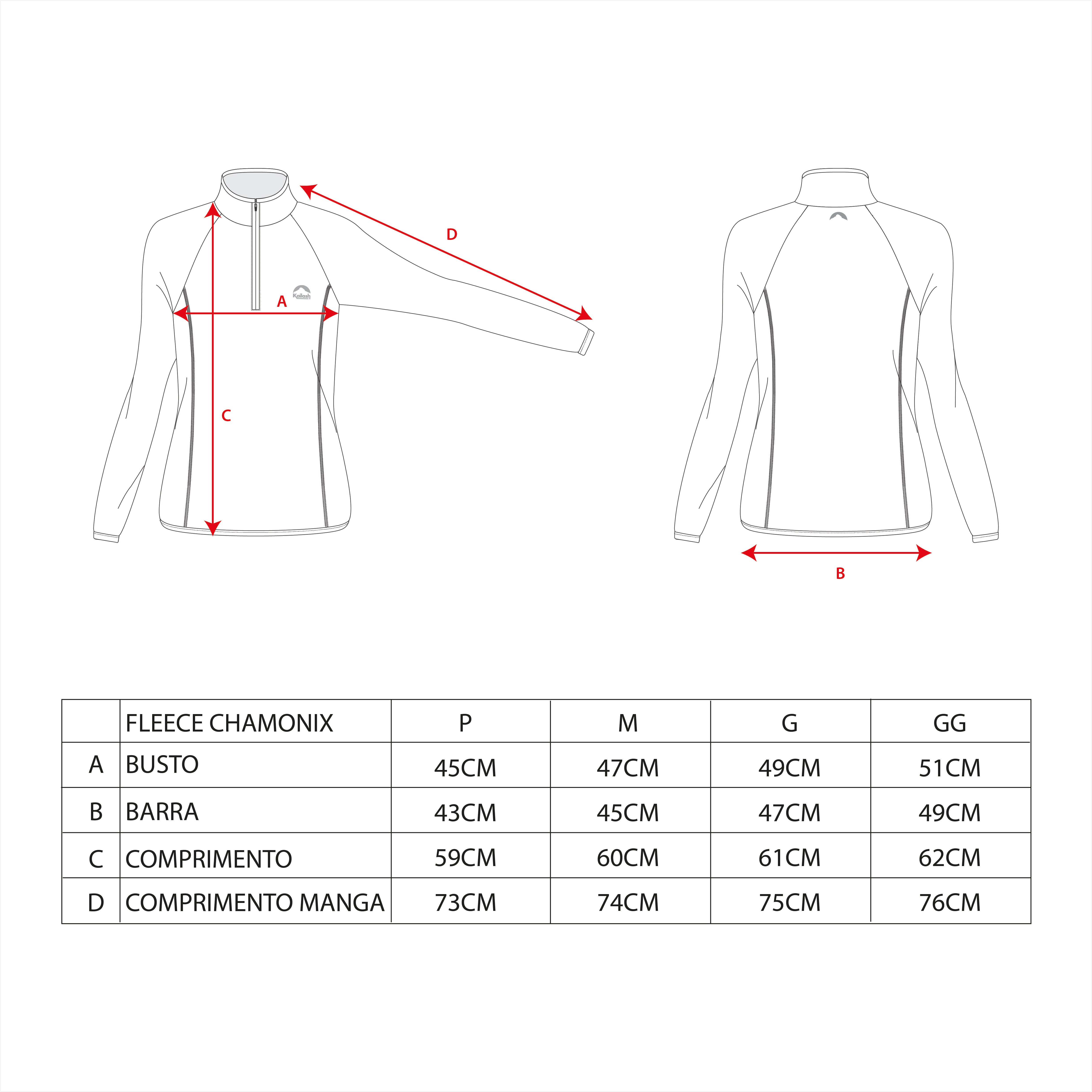 JAQUETA FLEECE CHAMONIX X-LITE FEMININO - Kailash
