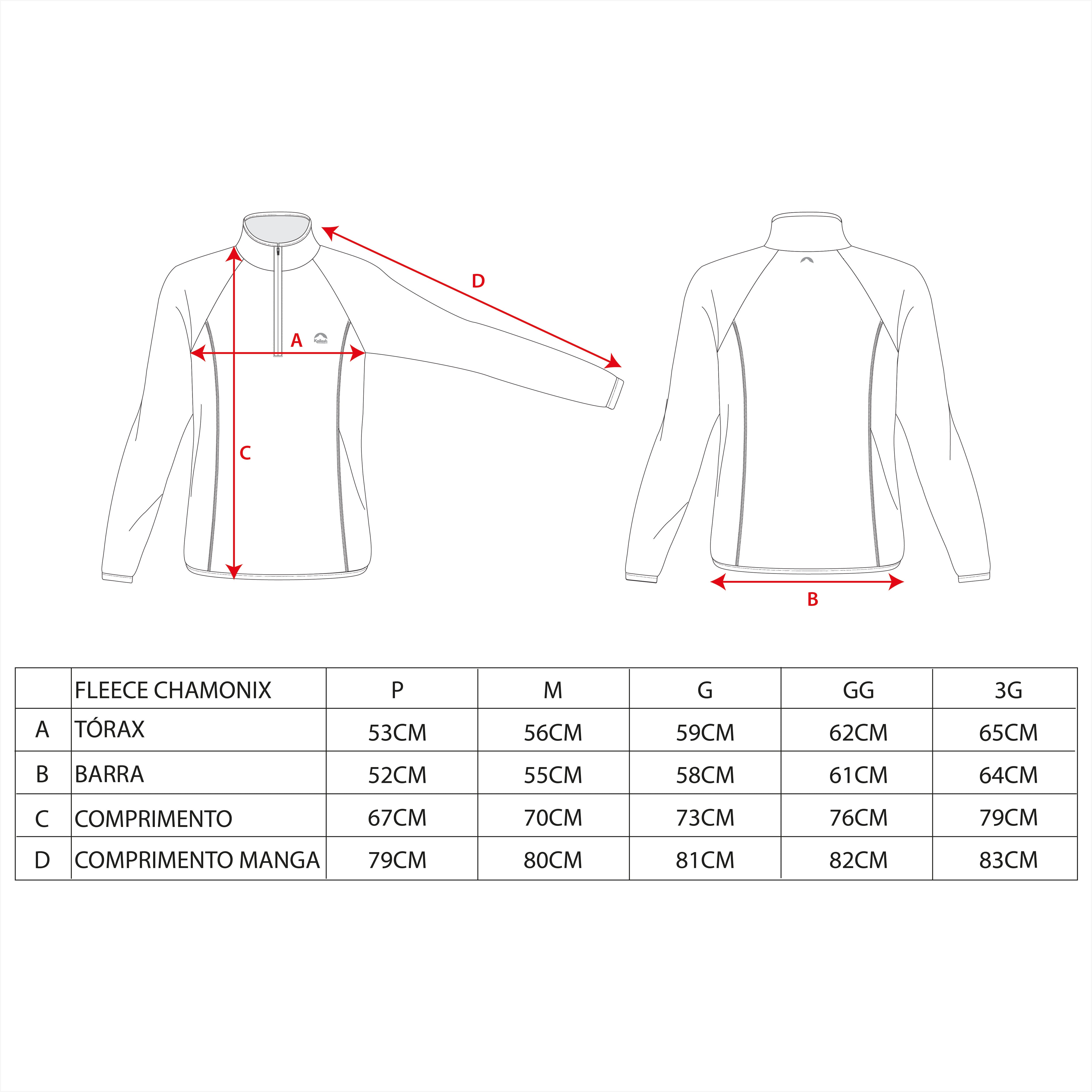 JAQUETA FLEECE CHAMONIX X-LITE MASCULINO - Kailash