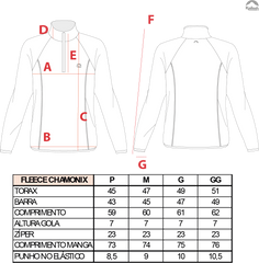 JAQUETA FLEECE MASCULINO CHAMONIX X-LITE