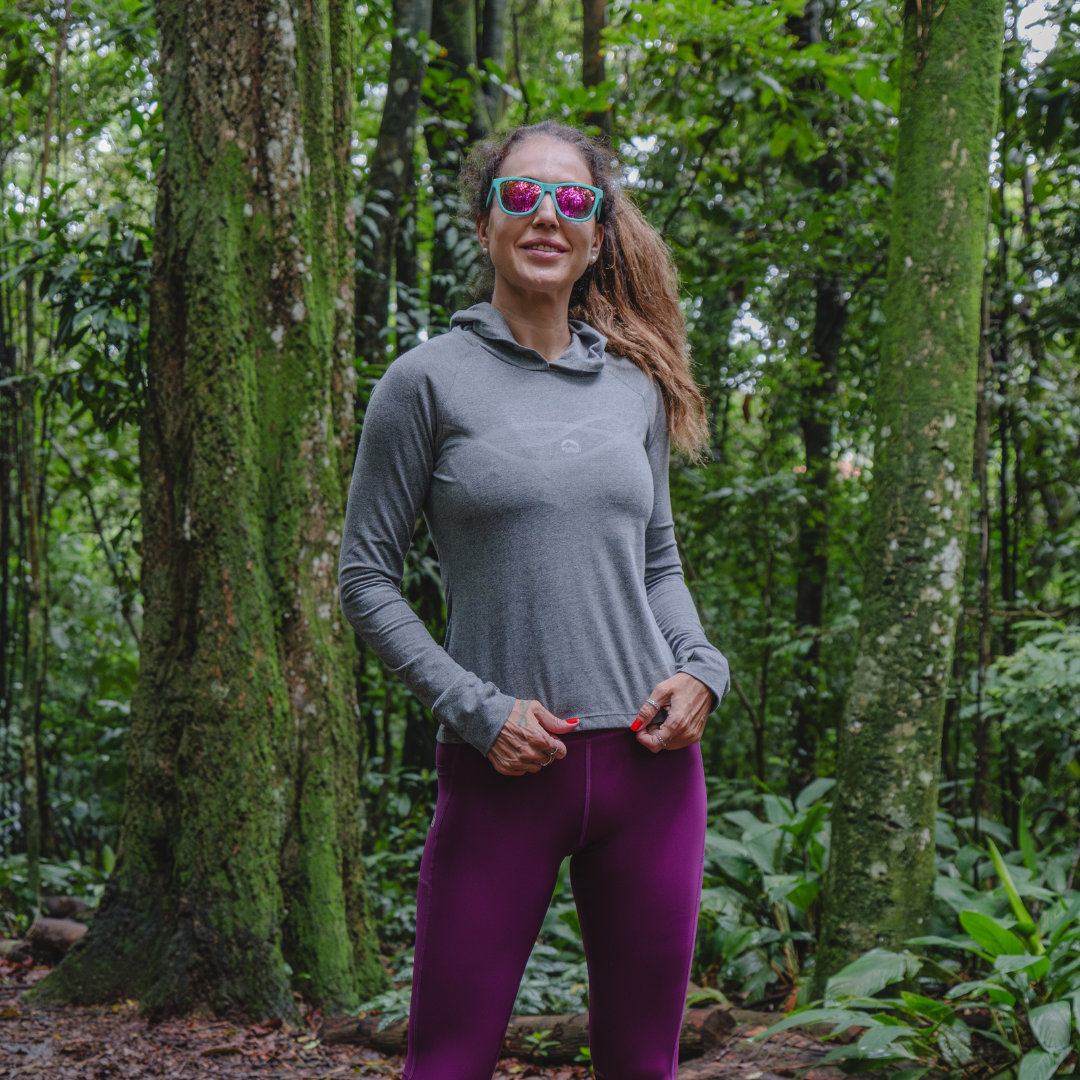 Camiseta Hoodie WMN`s Kailash Cinza Feminino