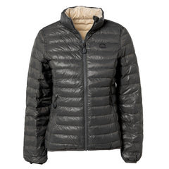 JAQUETA PUFFER DUPLA FACE PLUMA GANSO FEMININO
