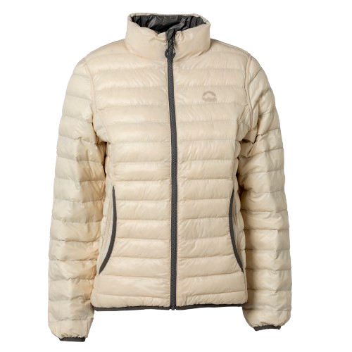 JAQUETA PUFFER DUPLA FACE PLUMA GANSO FEMININO