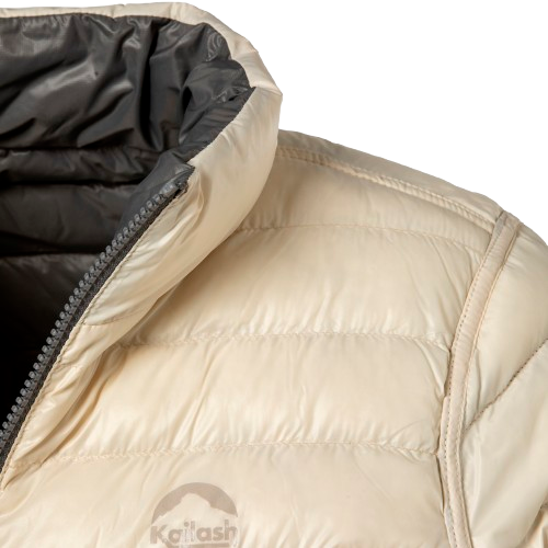 JAQUETA PUFFER DUPLA FACE PLUMA GANSO FEMININO - Kailash