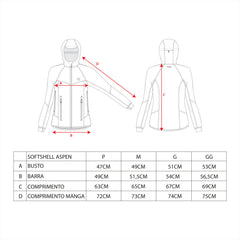 JAQUETA SOFTSHELL ASPEN COM CAPUZ FEMININO - Kailash