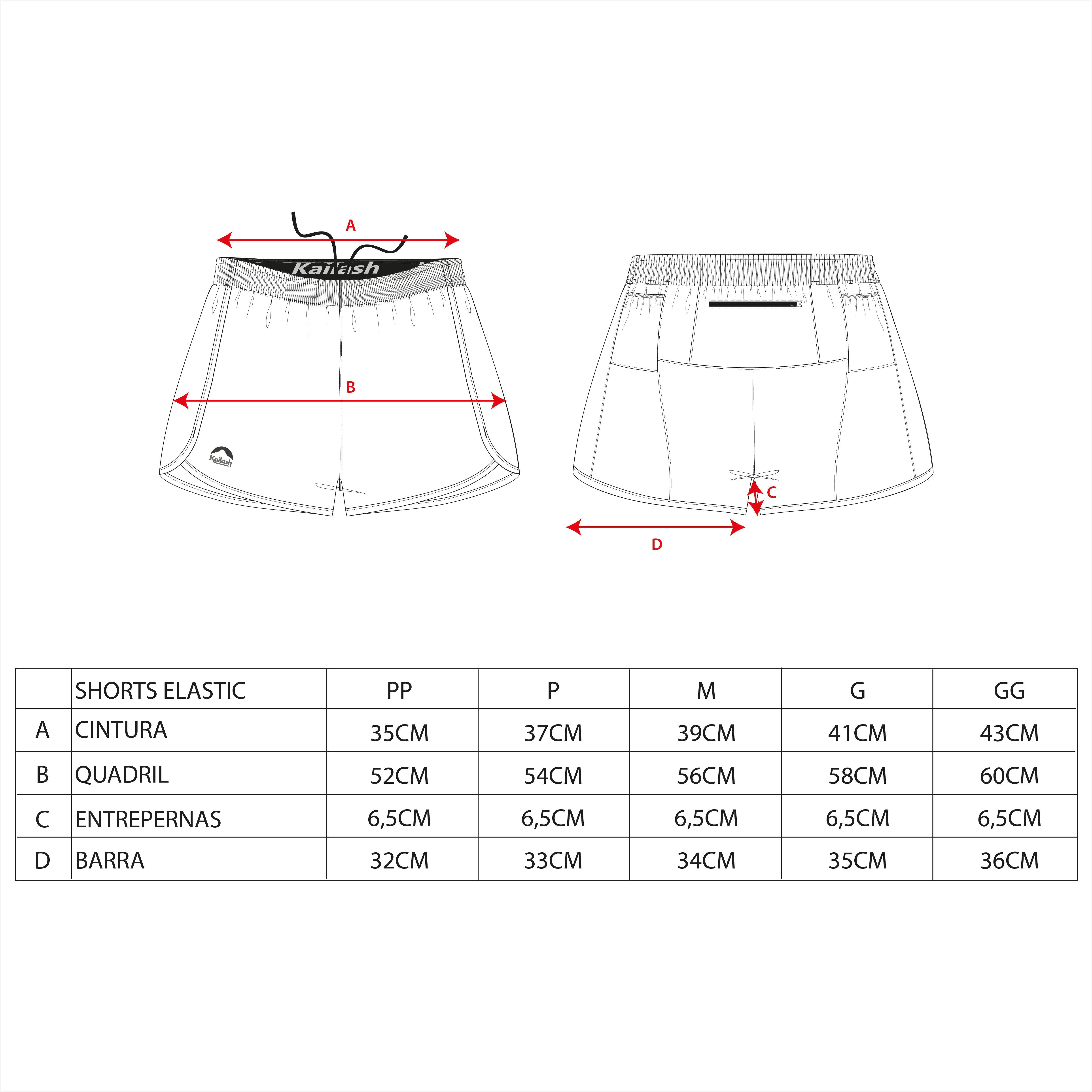SHORTS MARATONA ELASTIC FEMININO - Kailash