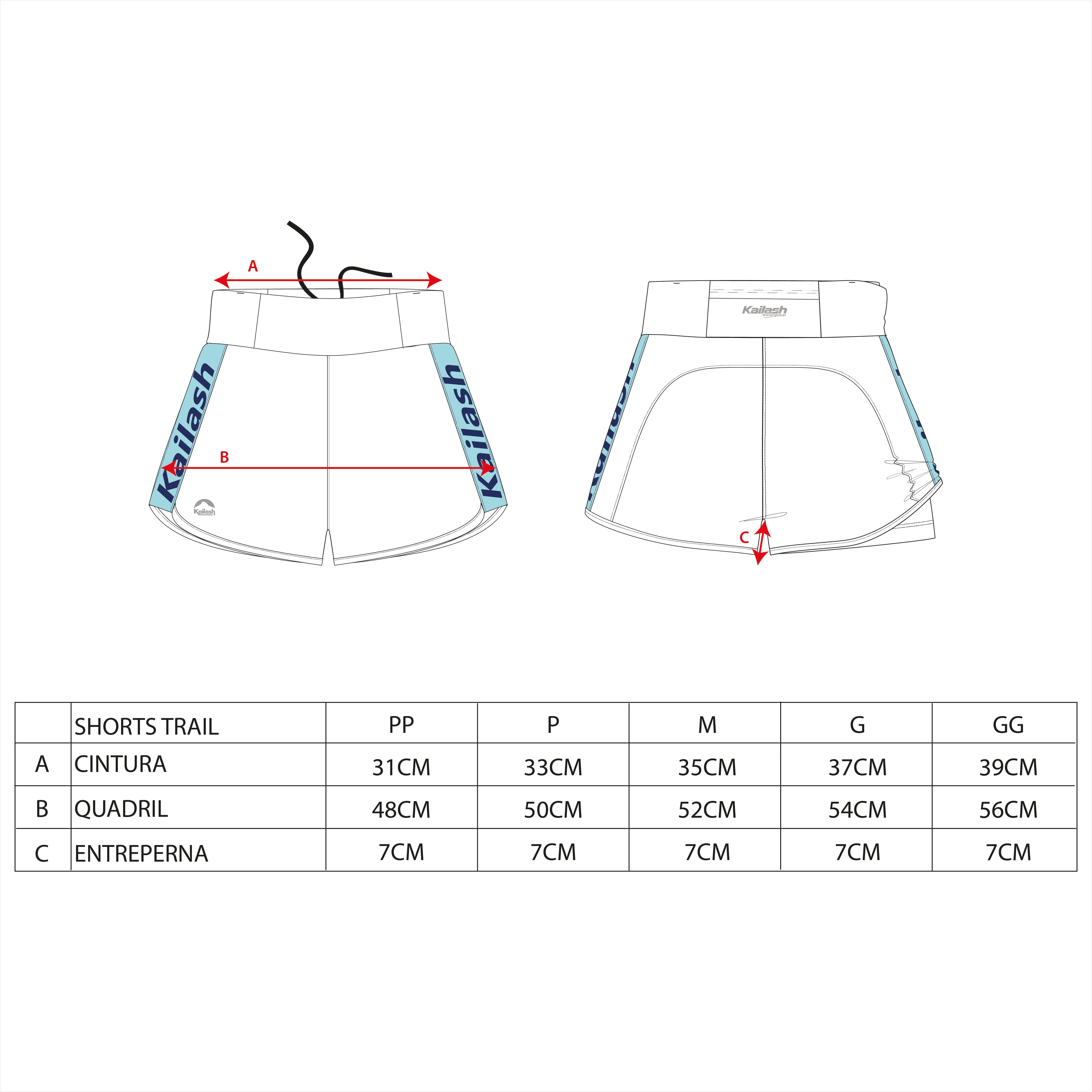 SHORTS TRAIL WMN´S FEMININO - Kailash