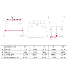 SHORT-SAIA PEAK WMN'S FEMININO - Kailash
