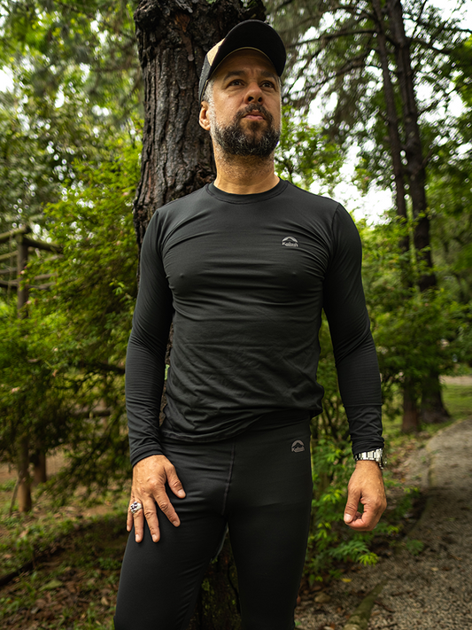 Blusa Segunda Pele WARM Masculino PRETO 708