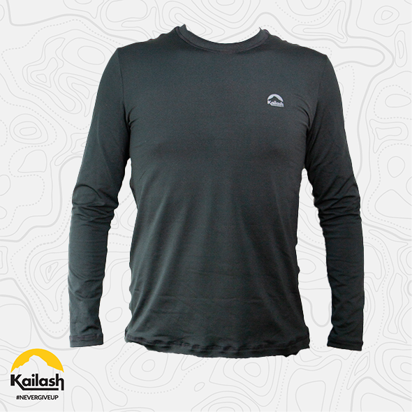 Blusa Segunda Pele Warm Kids Preto