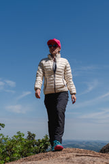 JAQUETA PUFFER DUPLA FACE PLUMA GANSO FEMININO